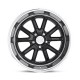 Jante aluminium 4x4 US MAGS U121 Rambler Gloss Black • 22"x9" • 5x127 • CB78.1 • ET1 