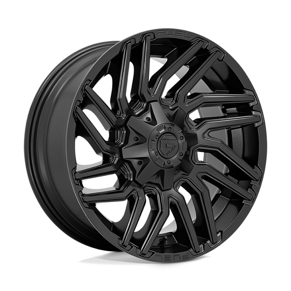 Jante aluminium 4x4 FUEL D775 Typhoon Matte Black • 22"x10" • 5x127 / 5x114.3 • CB78.1 • ET-18