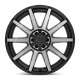 Jante aluminium 4x4 KMC XD847 Outbreak Satin Black W/ Gray Tint XD Series • 22"x10" • 6x135 • CB87.1 • ET12 