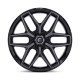 Jante aluminium 4x4 FUEL Flux Gloss Black Brush FC Gray DDT • 22"x10" • 6x139.7 • CB106,1 • ET-18 