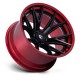 Jante aluminium 4x4 FUEL FC402 Catalyst Matte Black W/ Candy RED LIP • 22"x10" • 6x139.7 • CB106,1 • ET-18 