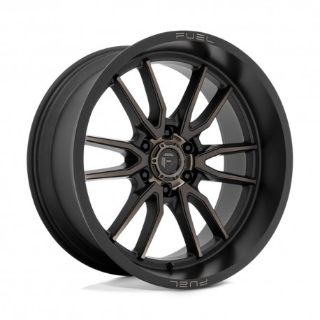 Jante aluminium 4x4 FUEL D762 Clash Matte Black Double Dark Tint • 22"x10" • 6x139.7 • CB106.1 • ET-18 