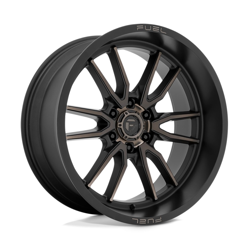 Jante aluminium 4x4 FUEL D762 Clash Matte Black Double Dark Tint • 22"x10" • 6x139.7 • CB106.1 • ET-18