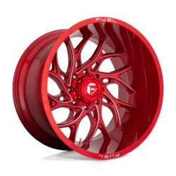 Jante aluminium 4x4 FUEL D742 Runner Candy RED Milled • 22"x10" • 6x139.7 • CB106.1 • ET-18 