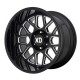 Jante aluminium 4x4 KMC XD849 Grenade 2 Gloss Black Milled XD Series • 22"x10" • 6x139.7 • CB106.25 • ET-18 