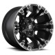 Jante aluminium 4x4 FUEL D569 Vapor New Matte Black/Double Dark Tint • 22"x10" • 6x139.7 / 6x135 • CB106.1 • ET-19 