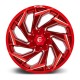 Jante aluminium 4x4 FUEL D754 Reaction Candy RED Milled • 22"x10" • 6x139.7 / 6x135 • CB106.1 • ET-18 