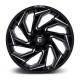 Jante aluminium 4x4 FUEL D753 Reaction Gloss Black Milled • 22"x10" • 6x139.7 / 6x135 • CB106.1 • ET-18 