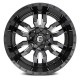 Jante aluminium 4x4 FUEL D595 Sledge Gloss Black Milled • 22"x10" • 6x139.7 / 6x135 • CB106.1 • ET-18 