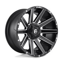 Jante aluminium 4x4 FUEL D616 Contra Matte Black Milled • 22"x10" • 8x165.1 • CB125.1 • ET-18 