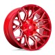 Jante aluminium 4x4 FUEL D771 Twitch Candy RED Milled • 22"x10" • 8x165.1 • CB125.1 • ET-18 