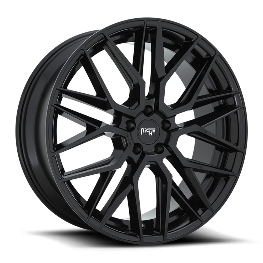 Jante aluminium 4x4 NICHE ROAD WHEELS M224 Gamma Gloss Black • 24"x10" • 5x130 • CB84.1 • ET35