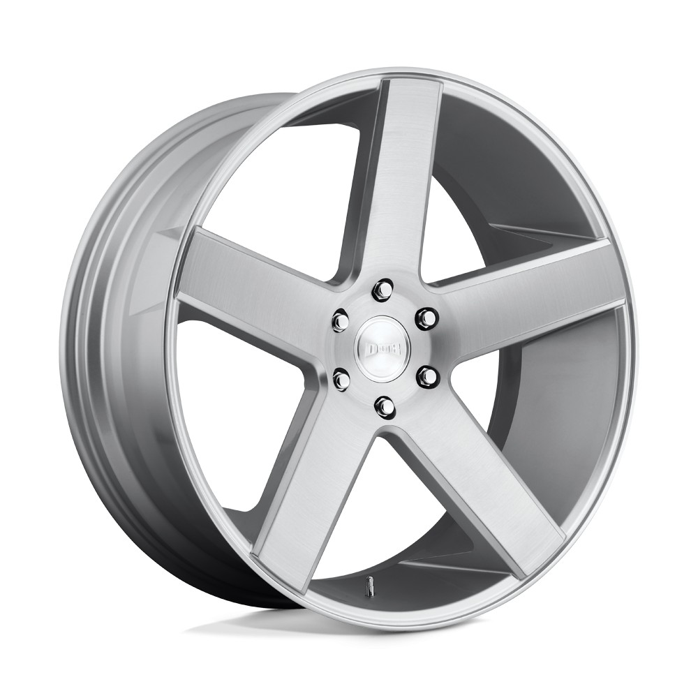 Jante aluminium 4x4 DUB S218 Baller Gloss Silver Brushed • 24"x10" • 6x139.7 • CB78,1 • ET30